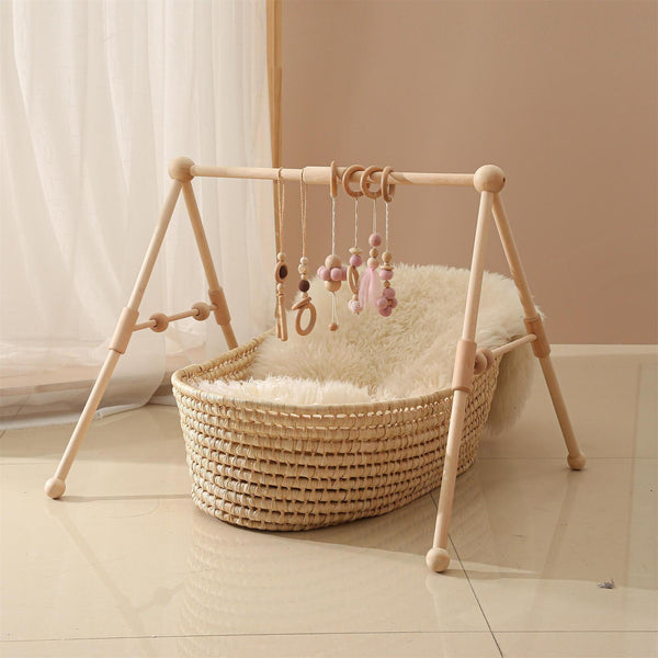 Newborn Baby Crib Fitness Rack