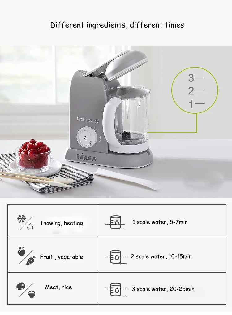 Infant Food Grinder Baby Supplement Food Machine Multi-functional Cooking and Stirring Machine Baby Cooking Machine