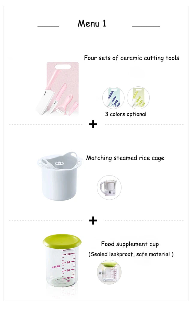 Infant Food Grinder Baby Supplement Food Machine Multi-functional Cooking and Stirring Machine Baby Cooking Machine