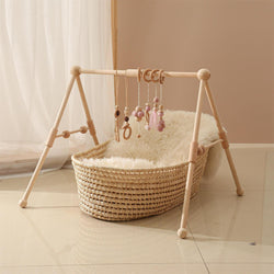 Ornament Photo Newborn Baby Crib Fitness Frame